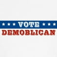 thumbnail image 3 of CafePress - Vote Demoblican T Shirt - 100% Cotton Ringed T-Shirt, 3 of 4