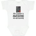 thumbnail image 3 of Inktastic Accountant Daddy is Awesome at Accounting Boys or Girls Baby Bodysuit, 3 of 5