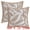 Light Brown, variant on Unique Bargains Pack of 2 Leaf Pattern Chenille Throw Pillow Covers Light Brown
