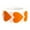 Orange, variant on QTOCIO Home Decor, Blank Love Stickers, Self-adhesive Roll, Heart-shaped Stickers, 500 Labels, roll