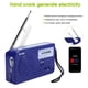 thumbnail image 4 of Radio De Emergencia, Radio De Manivela De Mano De Energía Solar, Radio FM AM Portátil, Radio De Manivela De Mano Solar Multifunción, Batería De 500 MAh, Con Linterna, 3 X AAA, 4 of 7