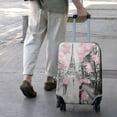 thumbnail image 5 of Travel Luggage Cover Luggage Protective Cover Fits 18-32 Inch Luggage Wheel Cover Patterned Travel Related Items Floral Luggage Cover Elastic Luggage Anti-scratch Luggage Cover Three Piece Set, 5 of 6