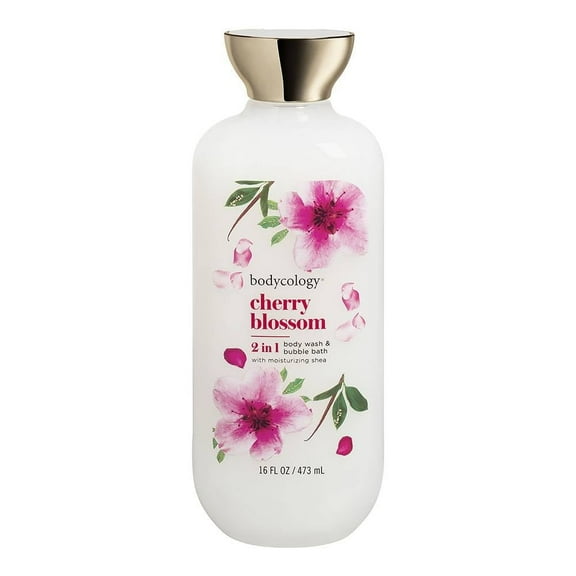 Body Wash y Baño de Burbujas Bodycology Cherry Blossom 473 ml