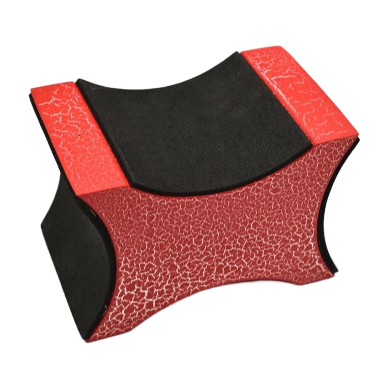 QccHieUs 9.5 x 6.5cm Guitar Neck Rest, Luthier Tool Holder, Cleaning Pillow for Electric Red