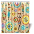 thumbnail image 1 of Cortina de Ducha ABPHQTO Africana Vintage 160x180 cm, 1 of 3