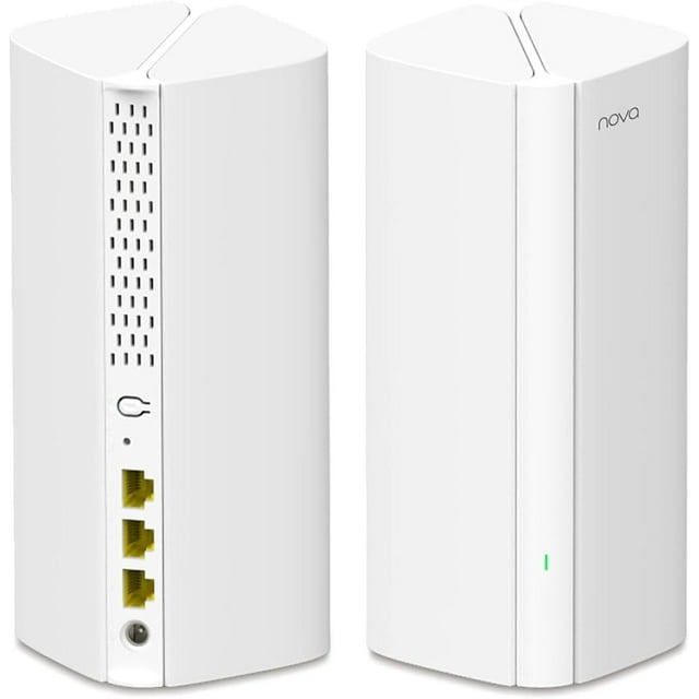 Sistema de Malla WiFi 6 Tenda Nova EX12 AX3000 Gigabit Blanco para Hogar Inteligente 2-Pack