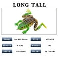 thumbnail image 4 of 6.5cm 19g Frog Lure Fishing Lures Artificial Soft Bait Fake Bait Freshwater Fishing Tackle, 4 of 8