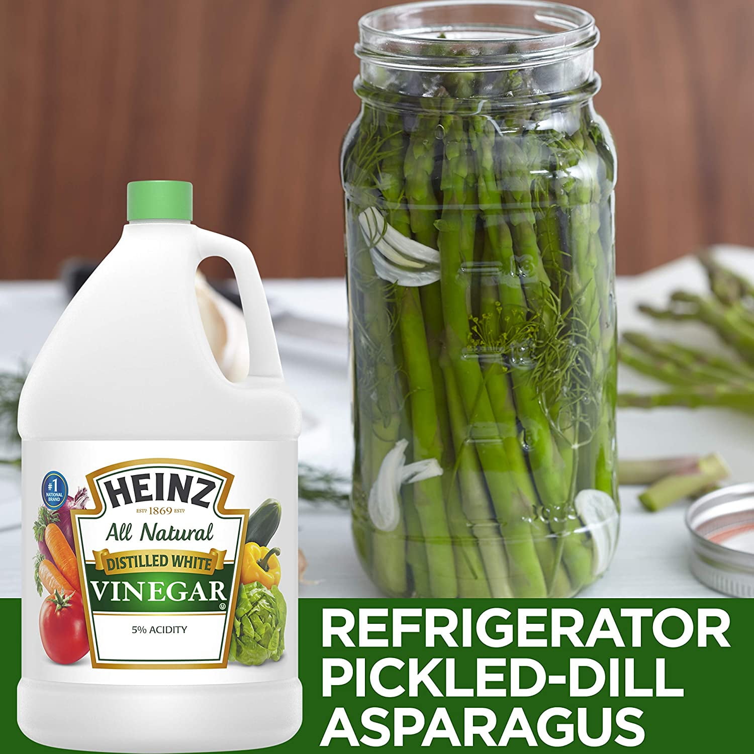 Heinz White Vinegar Bulk, 64 oz - Case of 6