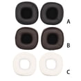 thumbnail image 2 of Injueey Par de almohadillas para los oídos Auriculares montados en la cabeza Almohadillas para los oídos Esponja Orejera Reemplazo de Relojes inteligentes Negro, 2 of 6