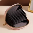 thumbnail image 3 of Women's Stylish Solid Color Zipper Purse Card Slot Credit Card Holder Compact Wallet For Daily Use, 3 of 6