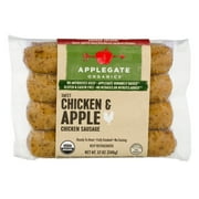 Applegate Organics Sweet Chicken & Apple Sausage, 12 oz