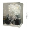 thumbnail image 3 of Lksixu Rose Teddy Bear, Valentine's Gifts for Her, Artificial Rose Flower Bear with String Lights & Gift Box, Romantic Preserved Flowers Bear Statues for Christmas, Valentines, Mothers Day, Birthday, 3 of 6
