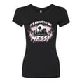 thumbnail image 2 of Wild Bobby It's About To Get Miami Soccer Skyline Sports Women Slim Fit Junior Tee, Black, Small, 2 of 5