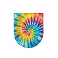 thumbnail image 6 of KUIFORTI Bathroom Toilet Lid Covers Tie Dye Print Toilet Seat Covers Washable Toilet Covers Accessories Fits Most Lids for Home Decor, 6 of 6