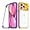 Yellow Purple, variant on Compatible with iPhone 14 Pro Max Clear Case with Sliding Camera Lens Cover, Built-in Screen Protector Soft TPU Bumper Case Transparent Acrylic Back Heavy Duty Shockproof Durable Phone Case