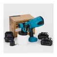thumbnail image 2 of Brush Motor Rechargeable Electric Spray Gun Paint Sprayer Furniture Steel Coating Airbrush Compatible For 18V Battery ,Precision Control, 2 of 6