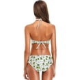 thumbnail image 5 of Dreamtimes Funny Frogs Sketch Swimsuits Padded Bikini Sets Sexy Swimwear for Women, Small, 5 of 7