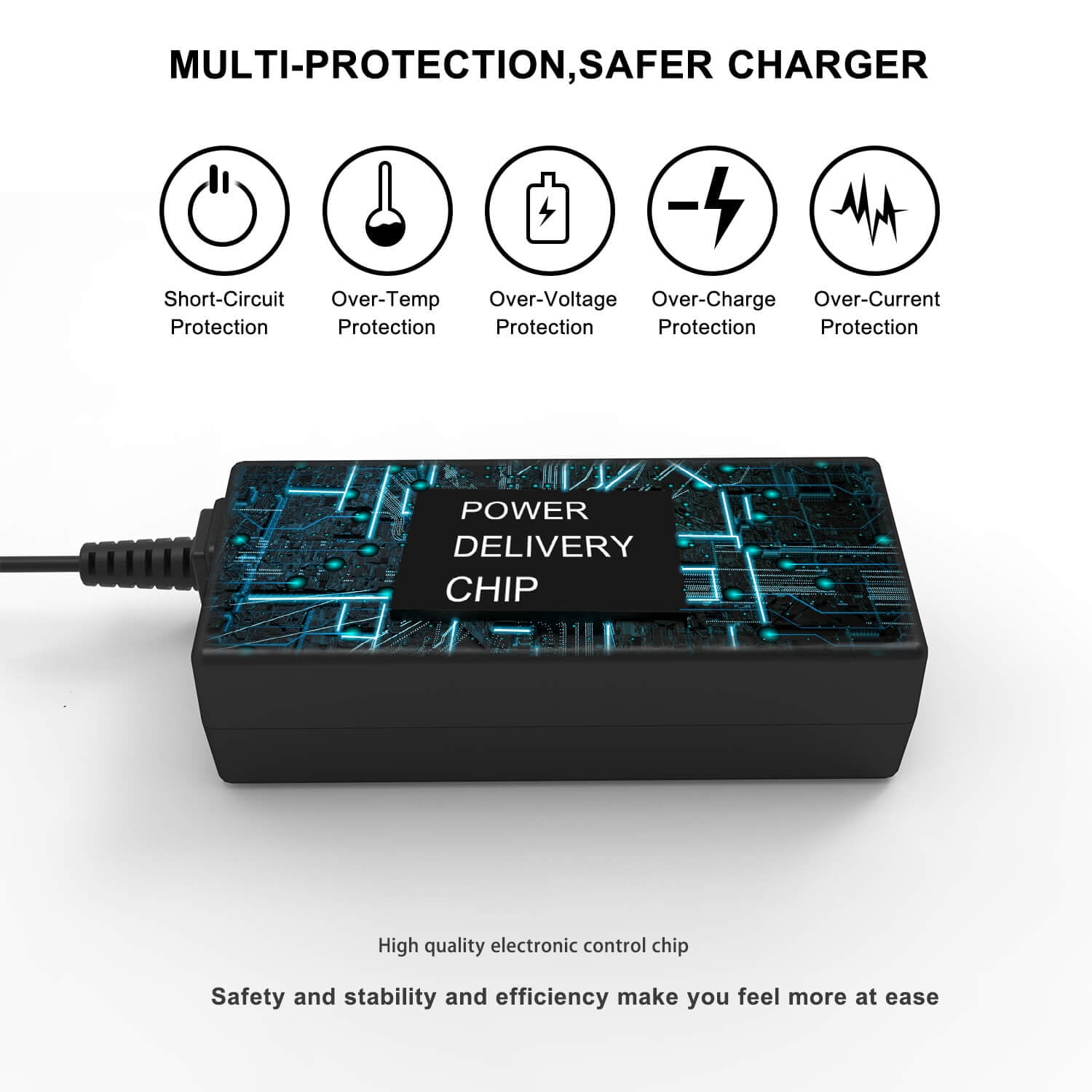 Universal 45W Chromebook Charger USB-C for HP Chromebook 14 11 11A G6 G7 G8 G9 EE X360 for Lenovo/Dell/Acer, USB C Chromebook Charger for Samsung/Asus Chromebook Charging Cord