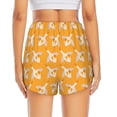 thumbnail image 3 of Picia Flying Ducks Pattern Women's 2 in 1 Athletic Running Shorts High Waisted Workout Casual Gym Sweat Shorts with Comfy Liner Zipper Pockets-Large, 3 of 9