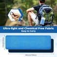 thumbnail image 6 of 4 Pack 40"X12" Yoga Towel Cooling Towels for Necks Sports Towels Cool Ice Towel Microfiber Towel for Yoga, Sport, Gym, Workout, Camping, Fitness, 6 of 7