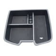 thumbnail image 2 of Center Console Organizer Insert ABS Black Materials Tray, Armrest Secondary Storage Box for Chevy Silverado, 2 of 7