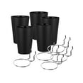 thumbnail image 1 of Tazas de tablero perforado de 5 piezas con anillos duraderas para varias herramientas Taza de tablero perforado Negro, 1 of 8