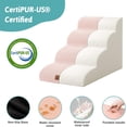 thumbnail image 4 of Dog Stairs for Small Dogs .” H Pet Step with Leakproof Cover High Density Foam Cat Ramp for Couch Sofa or Chair Lightweight Durable Comfort .x.x Step, 4 of 7
