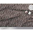 thumbnail image 2 of Soimoi Brown Cotton Jersey Fabric Giraffe Animal Skin Printed Fabric 1 Yard 64 Inch Wide, 2 of 3