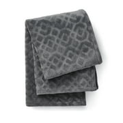 Mainstays Rich Black Damask Stripe 5-Piece Comforter Set, King