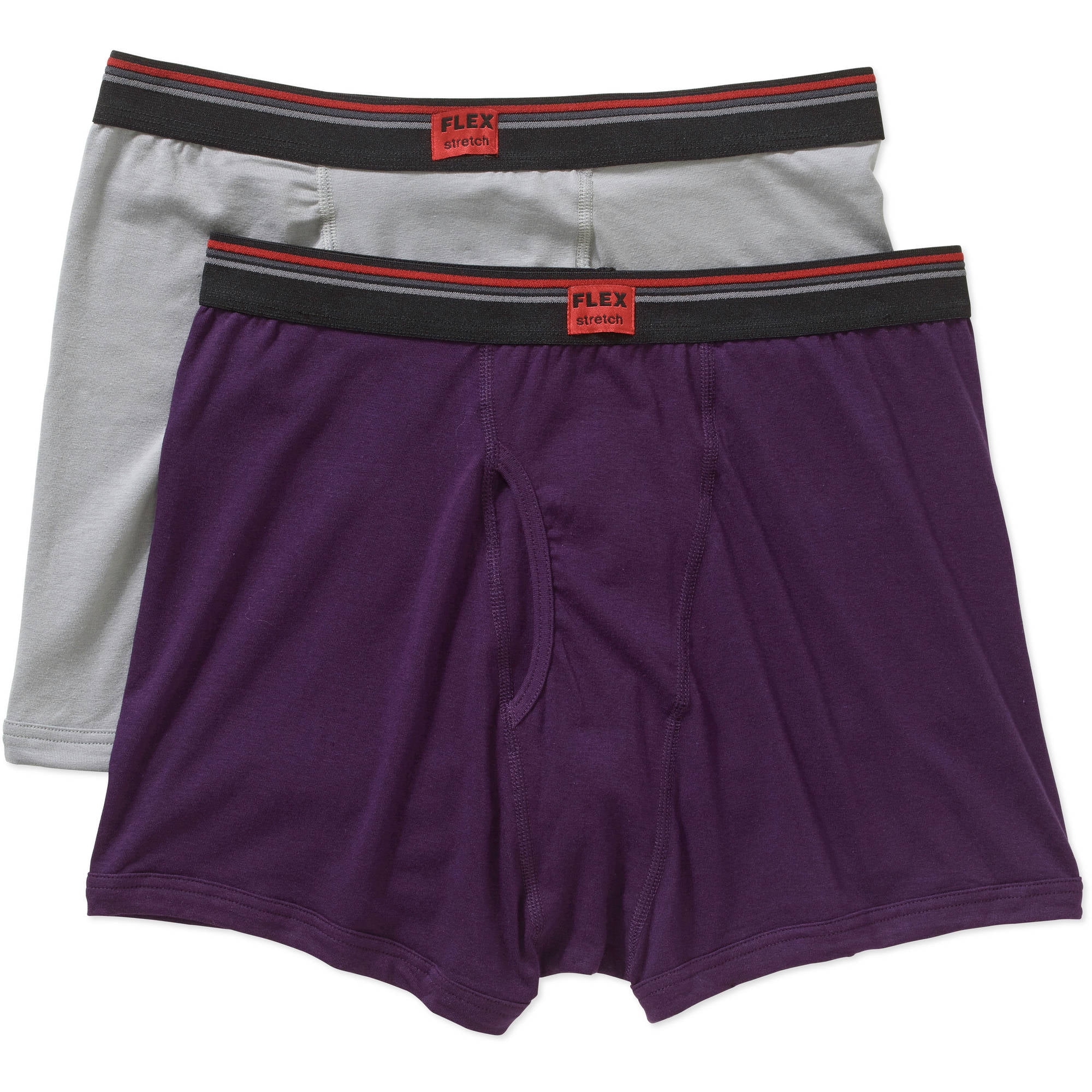 flex stretch boxer briefs walmart