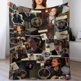thumbnail image 4 of Soft and Comfortable Warm The Wool Blanket Fan Gift Suitable for Room Sofa Bed Car Lets Trip Camping Sofa Decoration Merch Fresh Love Stuff Blanket 50x60, 4 of 6