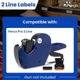 thumbnail image 3 of Custom Price and Date Labels - 180,000 Price Marking Labels for Perco Pro 2 Line Guns - Choose Color, Font and Imprint - 240 Rolls, 30 Sleeves - Made in USA, 3 of 6