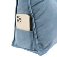 thumbnail image 4 of Triangle Cushion,Triangle Cushion Bed Head Headboard Pillow Reading Pillow Built for Professionals, 4 of 8