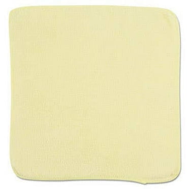 Microfiber Cleaning Cloths, 12 X 12, Yellow, 24/Bag