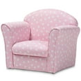 thumbnail image 1 of Baxton Studio Erica Fauteuil Rembourré Rose et Blanc pour Enfants, 1 of 8