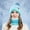 Blue, variant on Women Winter Beanie Hat Circle Scarf Set Pompoms Peruvian Ski Snow Ear Flaps Sherpa Knit Hats Fleece Lined Gradient Color Knitted Wool Hat Fashionable All-match Pullover Hat