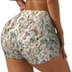 thumbnail image 1 of Fotbe Floral Shorts Sin Costuras – Shorts Deportivos de Cintura Alta para Mujer, Elásticos para Gimnasio, Yoga, Running o Ciclismo-Large, 1 of 8