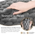 thumbnail image 4 of ATHOPE 53"W Oversized Chaise Lounge Chair Indoor, Corduroy Couch Chair with Pillows, Comfy Reading Chairs with Wide Arms, Upholstered Sleeper Sofa for Living Room, No Assembly Required, Gray, 4 of 9