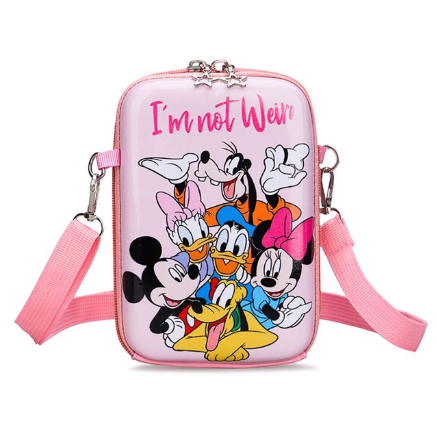 Disney-bolso de hombro para niña, mochila de almacenamiento, Pato Donald, Margarita, pato, Mickey, Minnie Mouse, regalo de cumpleaños, monedero de dibujos animados, juguetes para niños