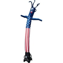 Feather Flag Nation 8FT Animated American Flag Inflatable Tube Man, Waterproof Nylon