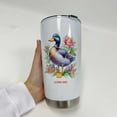thumbnail image 3 of Custom Mallard Duck Tumbler 20oz With Handle And Straw - Stainless Coffee Cup Gift For Birdwatchers Women Girls Nature Fans Q0EPsC, 3 of 6