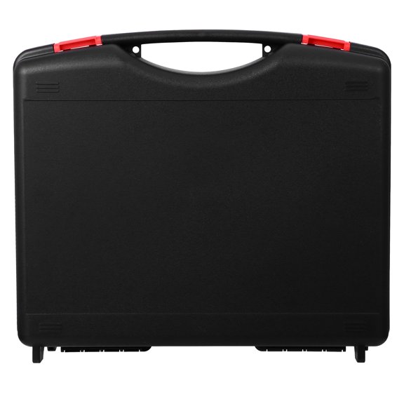 PAMINGONO Black Plastic Toolbox Portable Case Made from Durable PP Material for Tool Storage