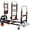 orange, variant on TLGREEN 3 in 1 Heavy Duty Folding Hand Truck, 600lb Capacity, Convertible Adjustable Hand Truck Dolly,Silent Swivel Wheels, Foldable Hand Cart for Moving Households, Shopping Mall, Office, Outdoor