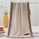 thumbnail image 5 of Juego de toallas de baño de algodón para hombre | Juego de 2 piezas de toallita absorbente suave y espesa y toalla de baño grande | Diseño de rayas marrones | Tejido de secado rápido y respetuoso, 5 of 5