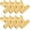Gold, variant on Ticibro Large Strong Heavy Duty Stainless Steel Gold Bag Clips 8 Pack