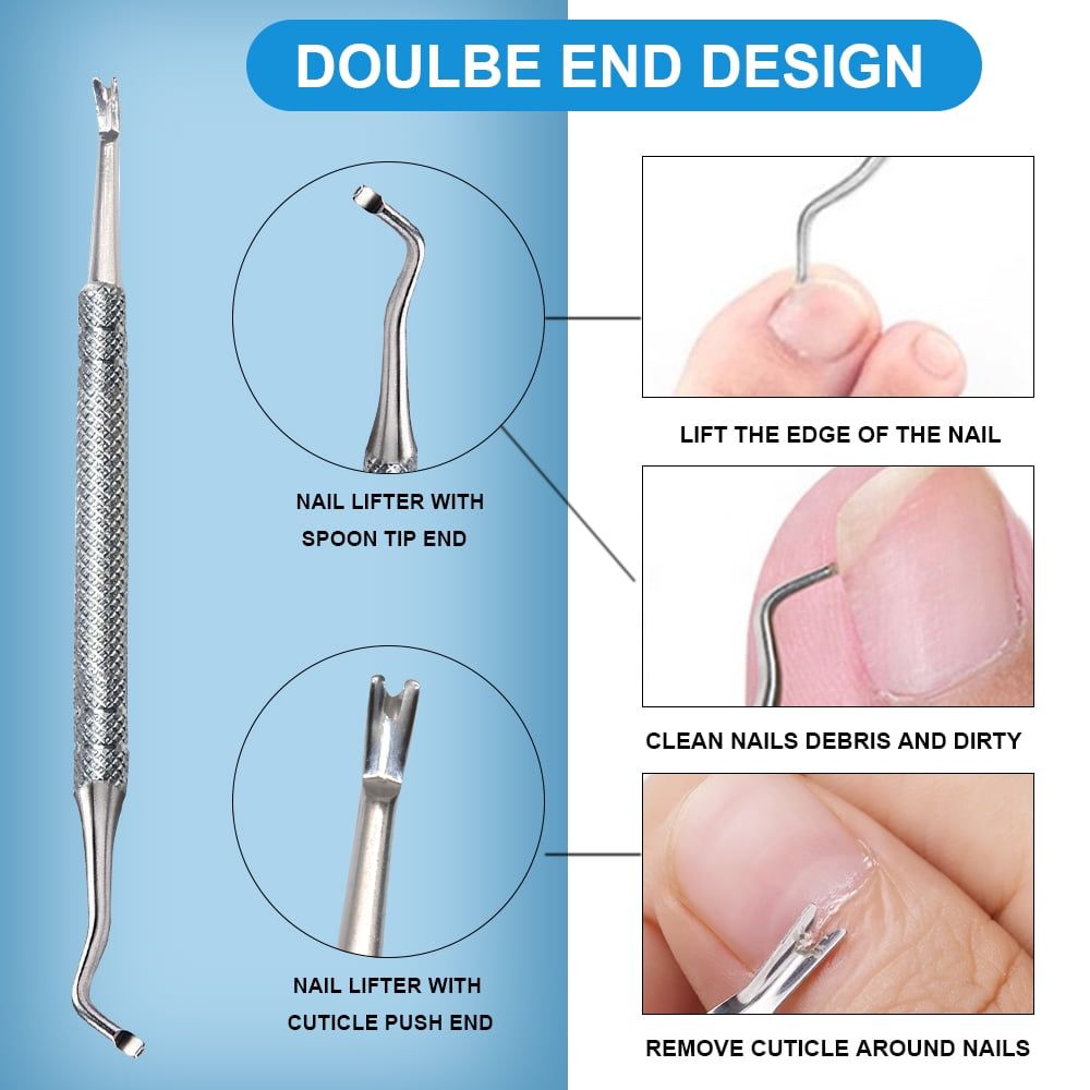 IMKRC Satin Edge Eingewachsenen Nagel Feile & Reiniger – Podologie Instrument Aus Edelstahl