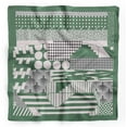 thumbnail image 3 of Bimba Womens Rectangular Printed Cotton Voile Scarf Neck Head Wrap-40 x 40 Inches, 3 of 7