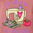 thumbnail image 3 of CafePress - I'd Rather Be Quilting T Shirt - Womens Comfort Colors® Shirt, 3 of 4
