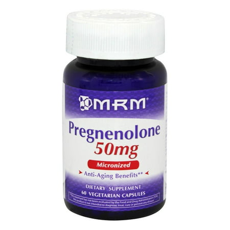 MRM - Pregnenolone 50 mg. - 60 Vegetarian Capsules