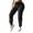 Black, variant on Casual Tapered Pants With Lifting And High Waist Slim Fit Ankle Length Bottoms For Everyday Wear Soft Beautiful Women's Casual Pants